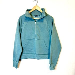 Danskin half zip light green pullover size M